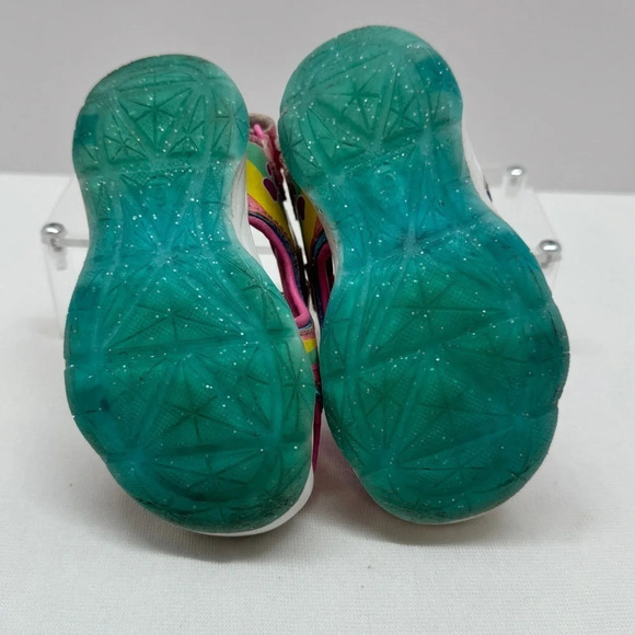 Paw Patrol Pink Glitter Sandals Toddler Size 6 Lights up - Picture 6 of 11